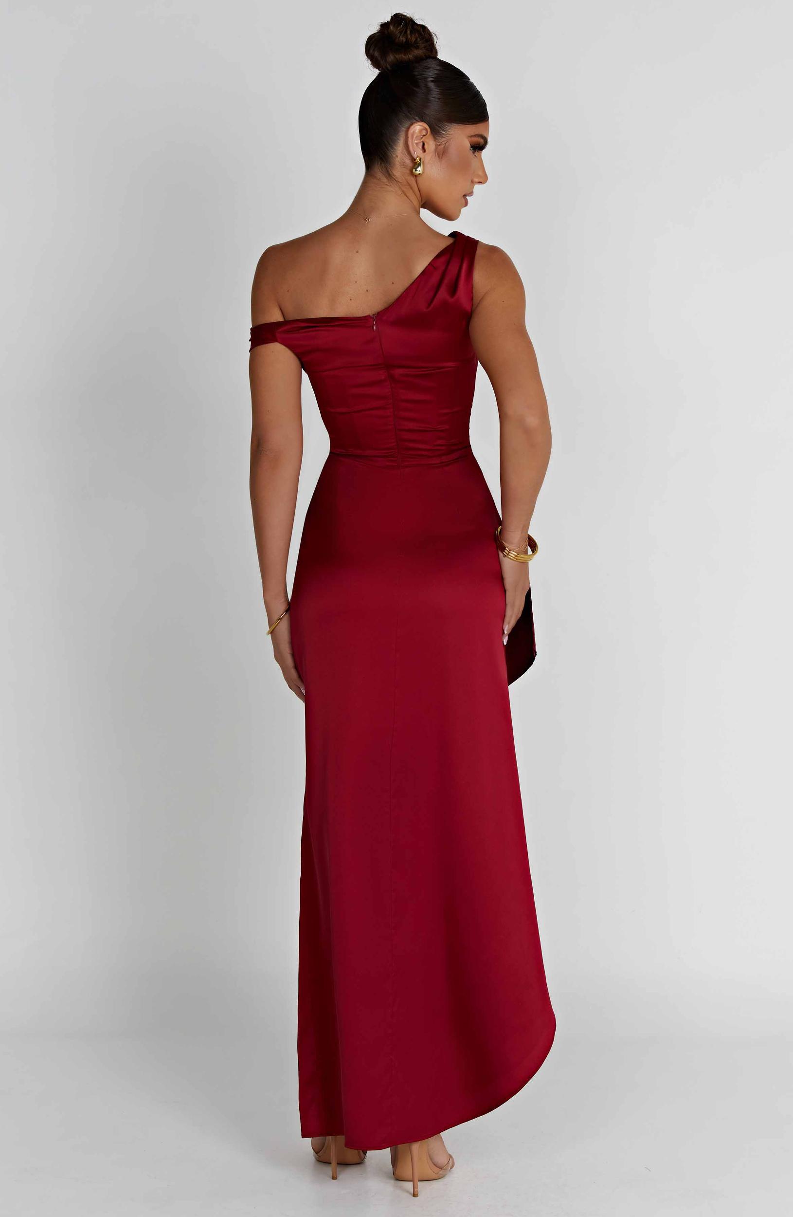 Juliene Maxi Dress - Wine Product Image