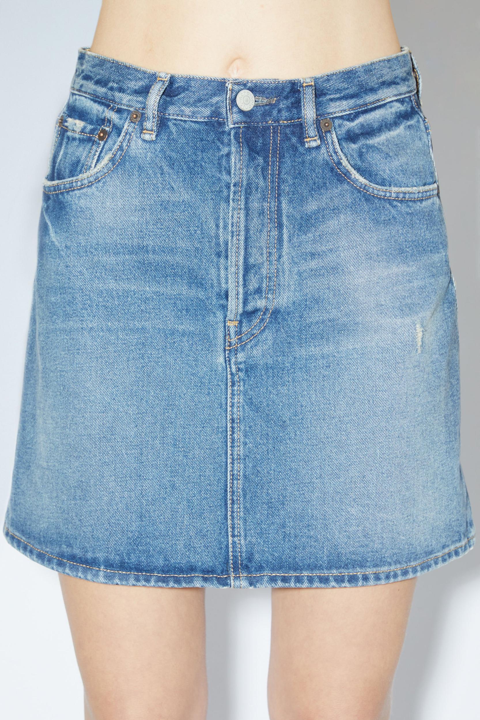 Denim mini skirt Product Image