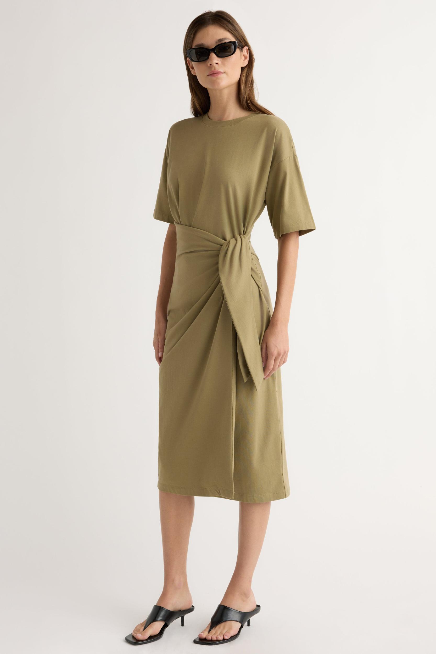 Noa Organic Cotton T-Shirt Wrap Dress Product Image