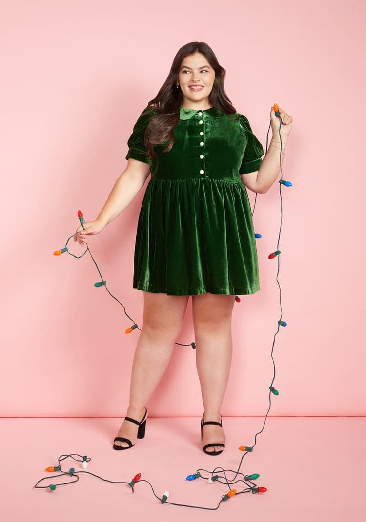 Such A Stunner Velvet Shirt Dress Product Image