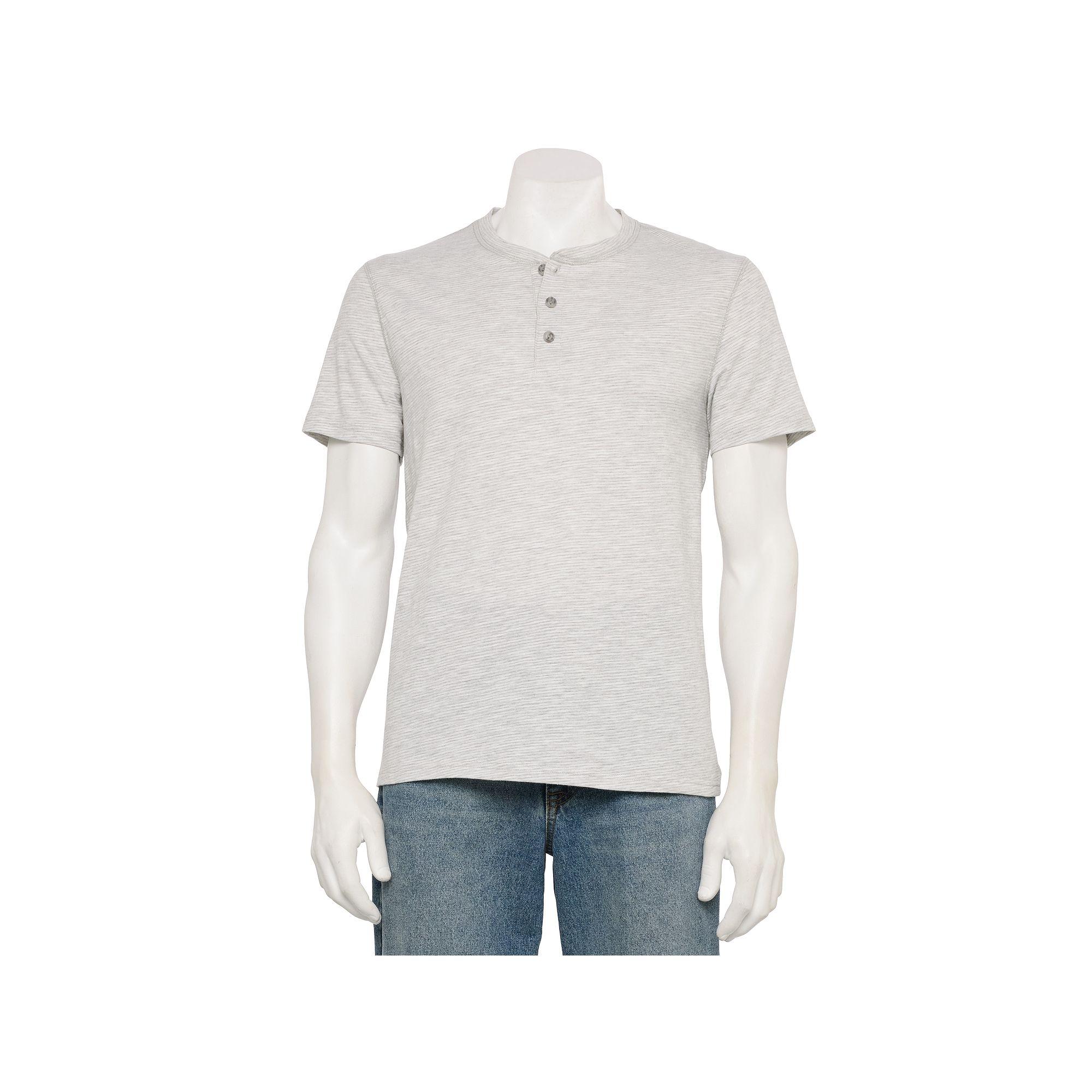 Men's Sonoma Goods For Life® Adaptive Essential Short Sleeve Henley,  Product Image