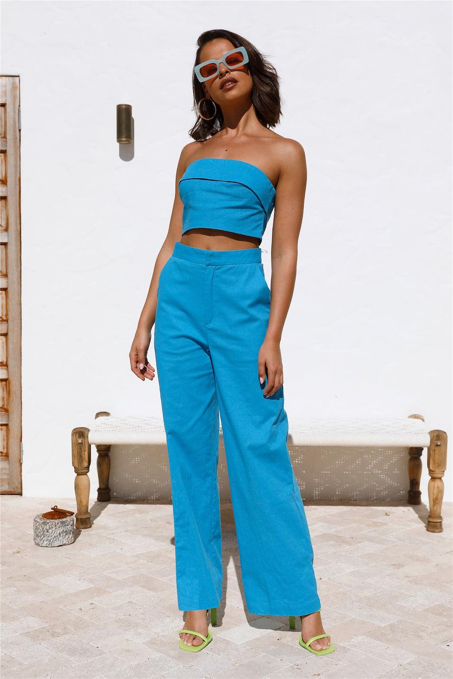 First Move Pants Blue Product Image