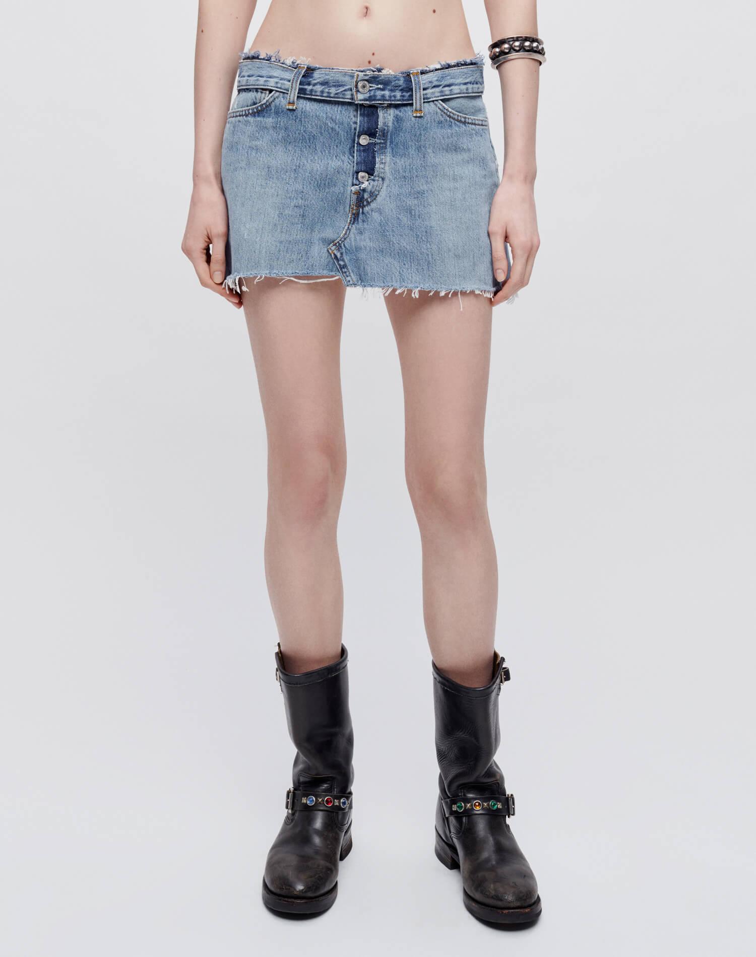 Levi's Raw Waist Mini Skirt Female Product Image