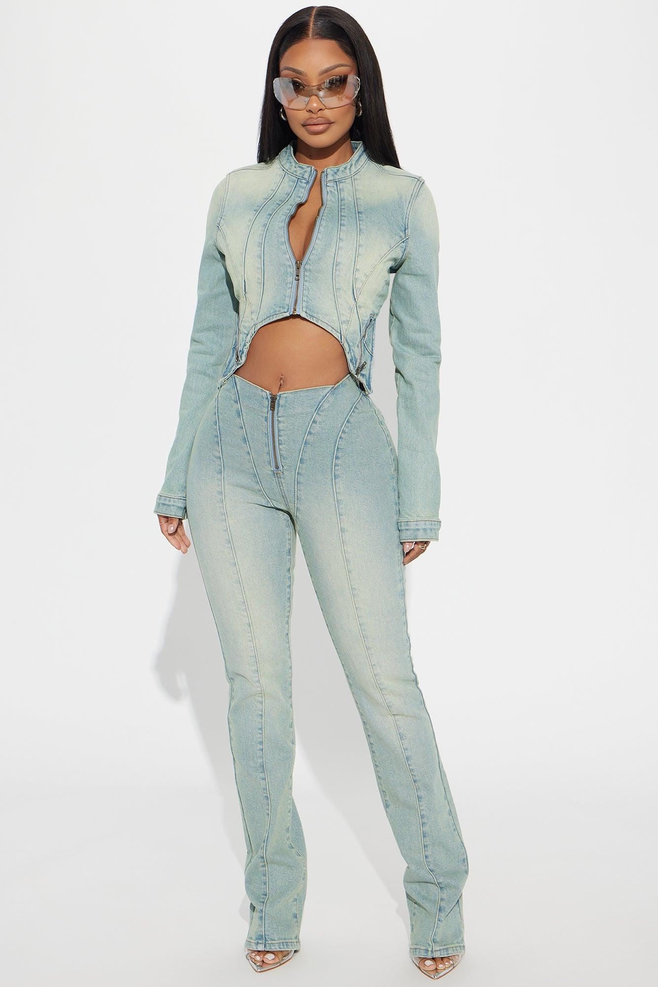 She's A Stunner Stretch Bootcut Jeans - Vintage Wash Product Image