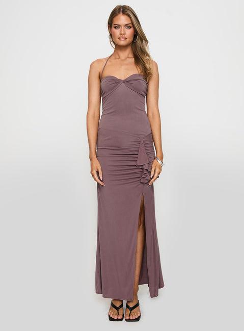 Destinations Maxi Dress Mauve Product Image