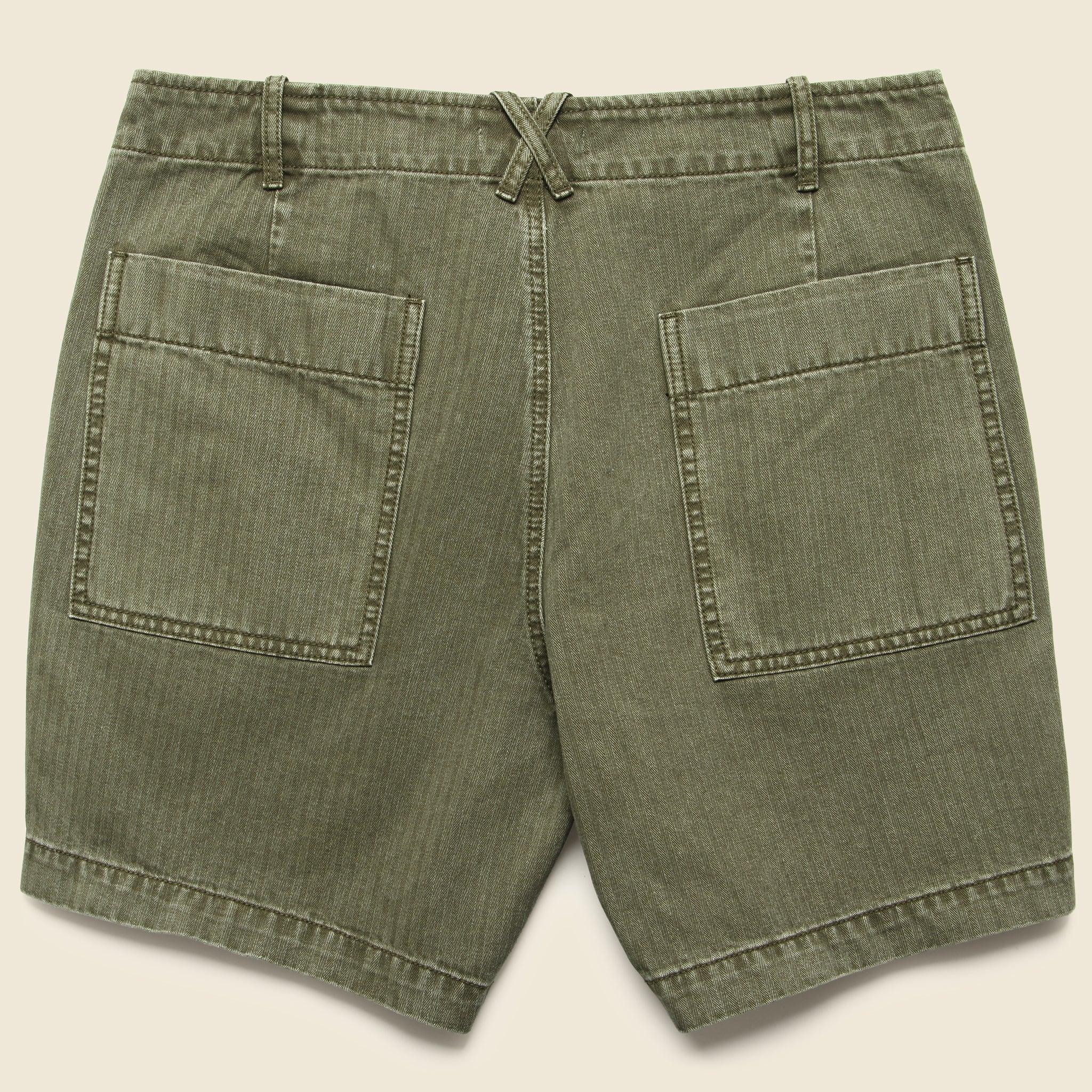 Herringbone Field Short - Field Olive Product Image