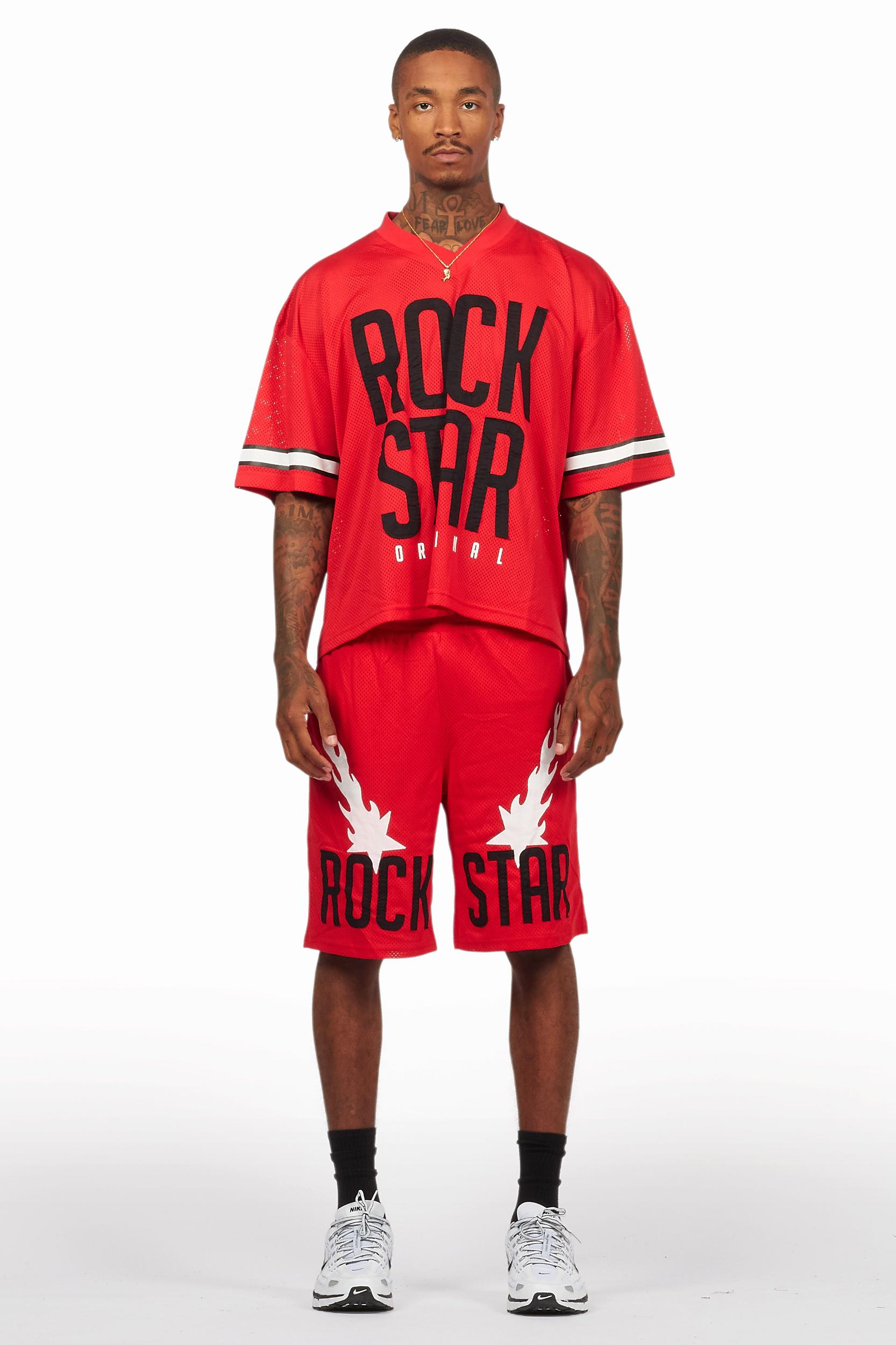 Climi Red T-Shirt/Short Set Male Product Image