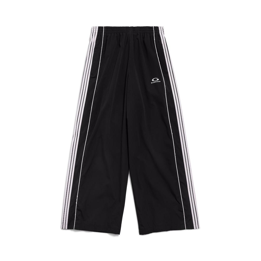 Men's Large Tracksuit Pants in Black Product Image