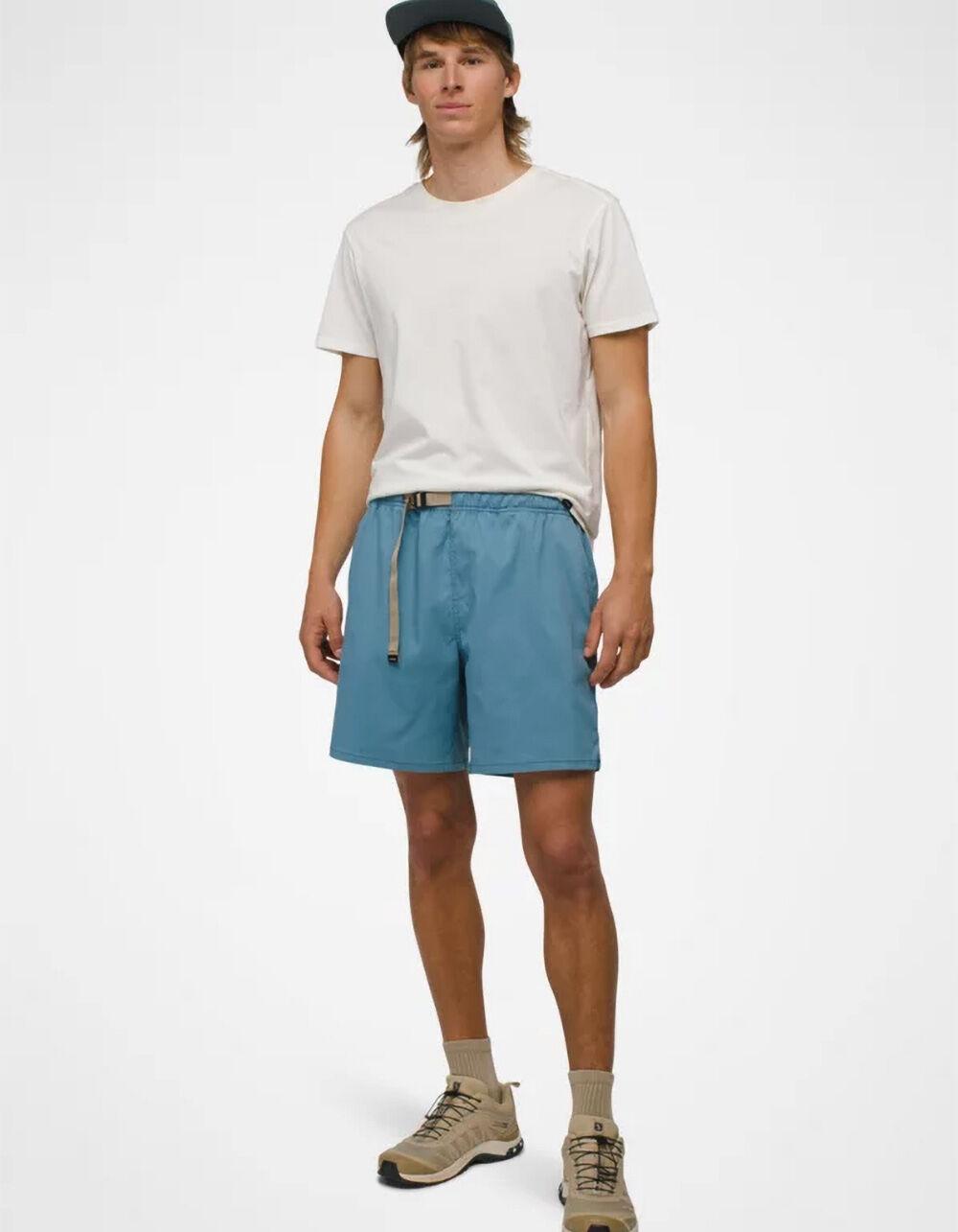 PRANA Strech Zion™ Mens Pull On Shorts - BLUE Product Image
