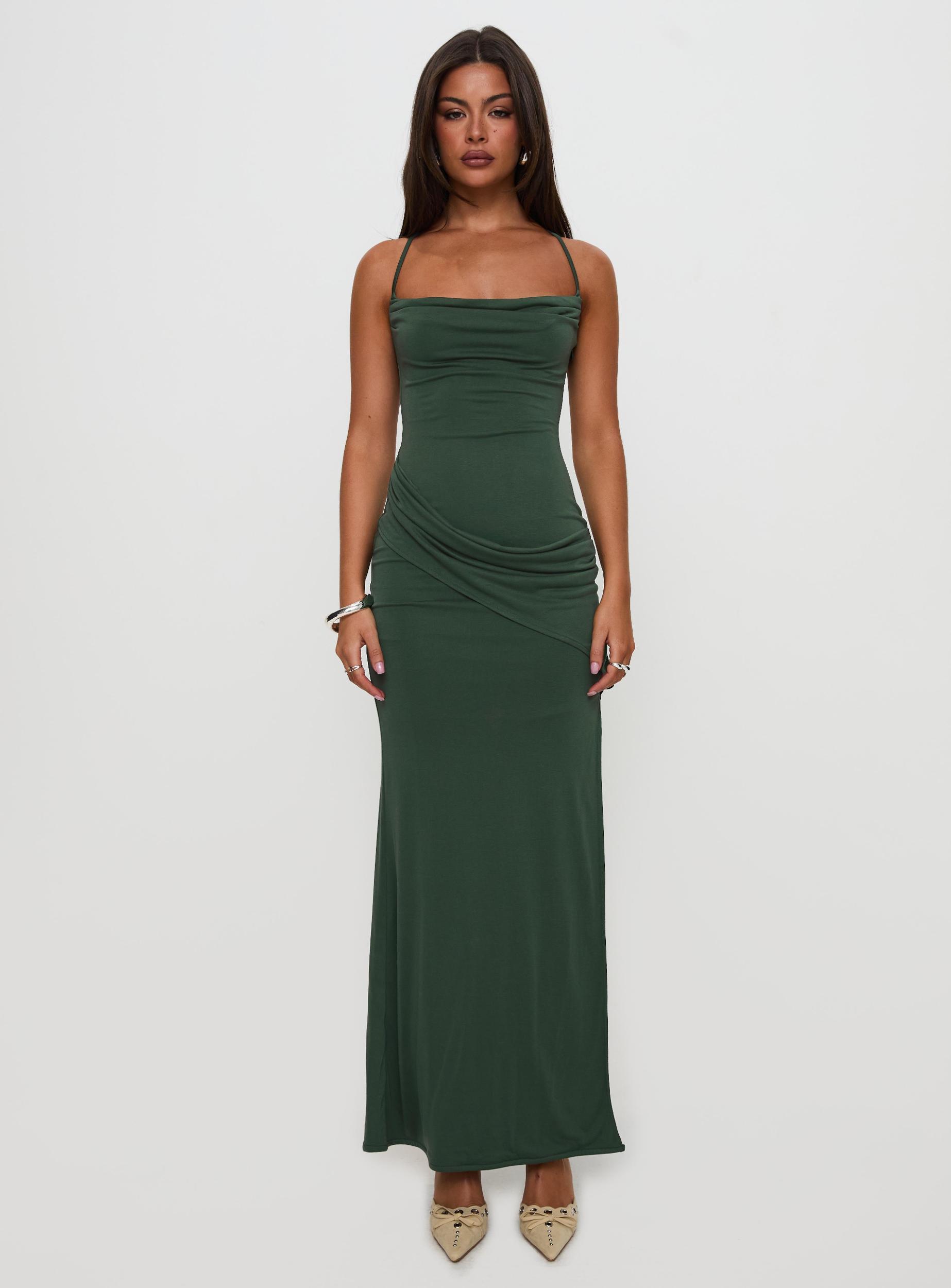 Marchesi Maxi Dress Green Product Image