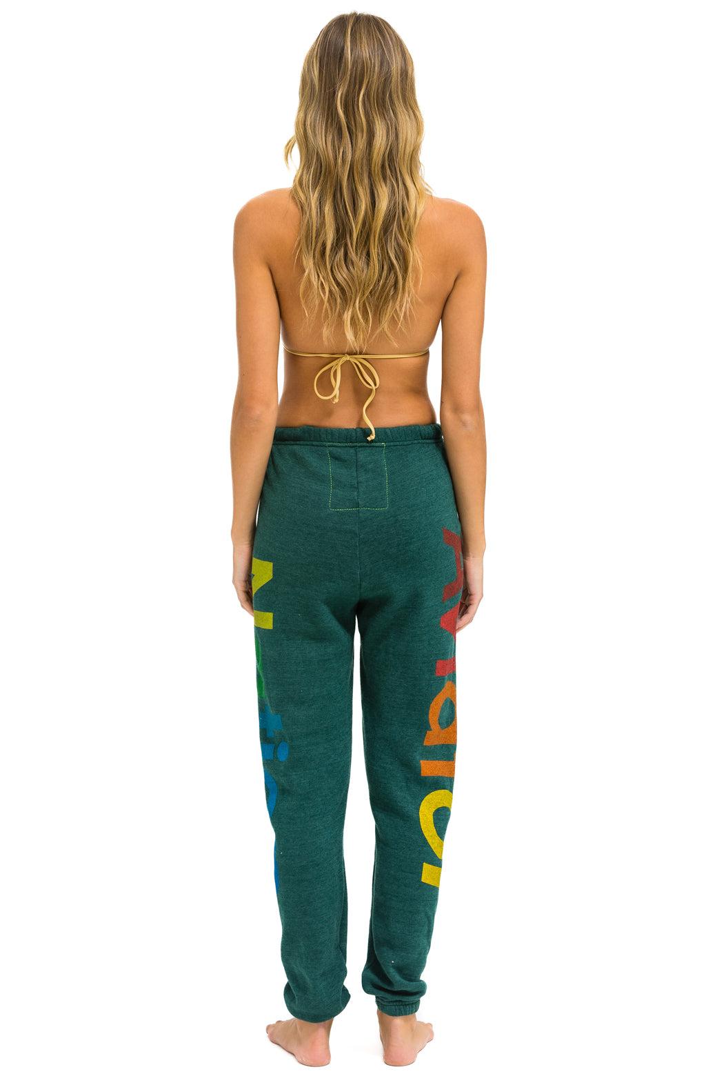 AVIATOR NATION 2 SWEATPANTS - FOREST Female Product Image