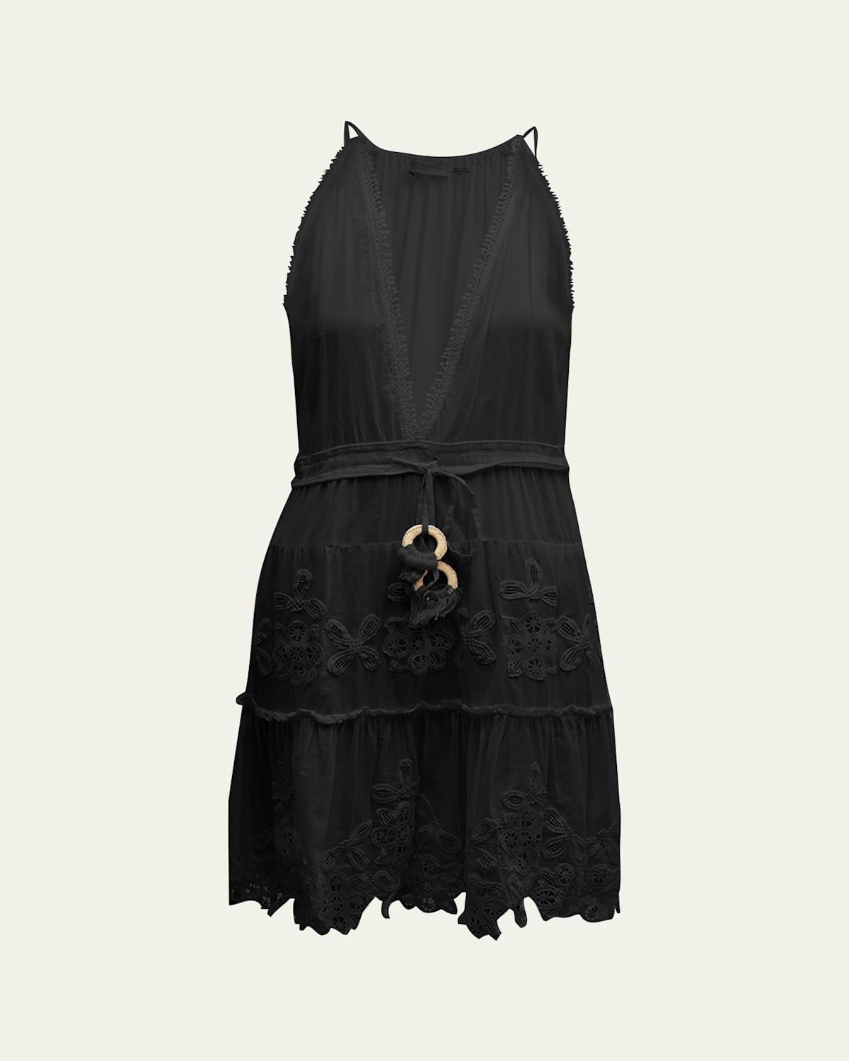 Vilma Tiered Mini Coverup Dress Product Image