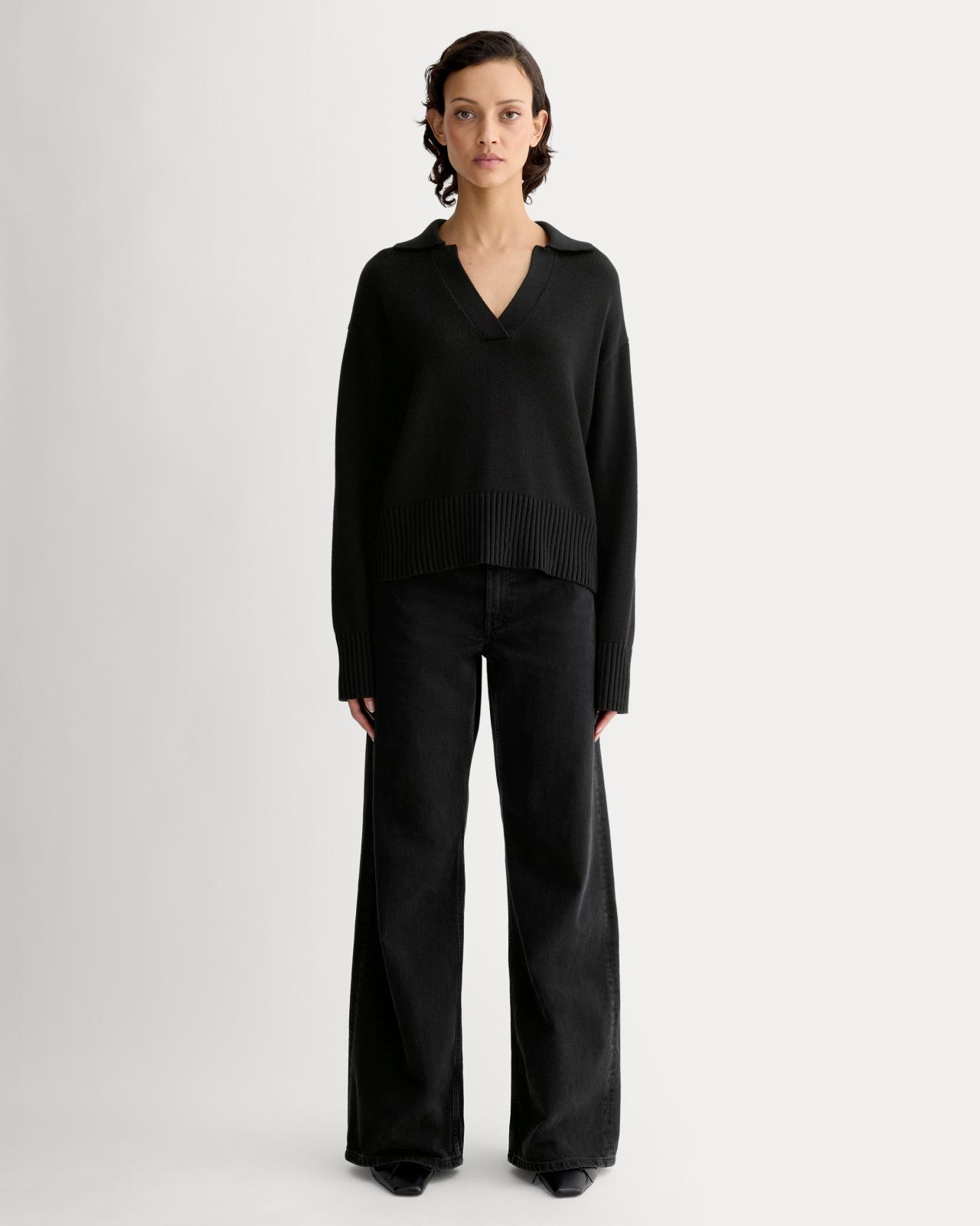 The Boxy Polo in Everyday Cotton Product Image