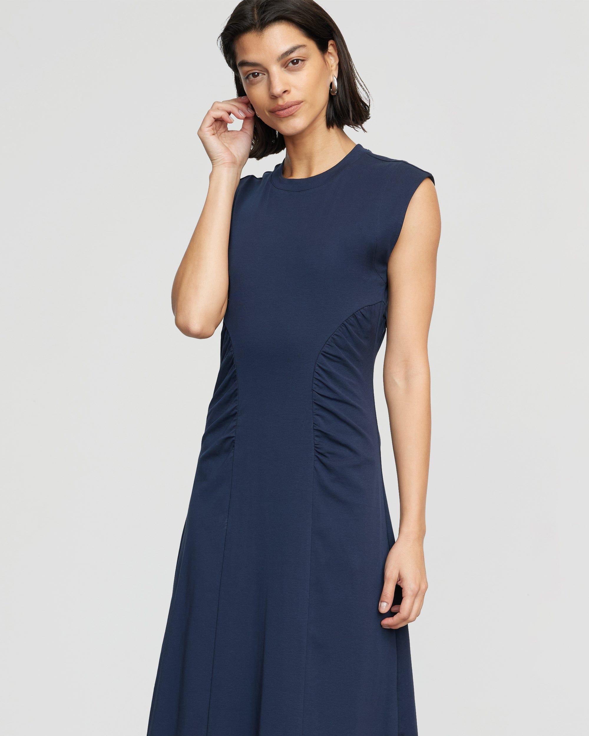 Lenox Side-Ruched Dress Product Image