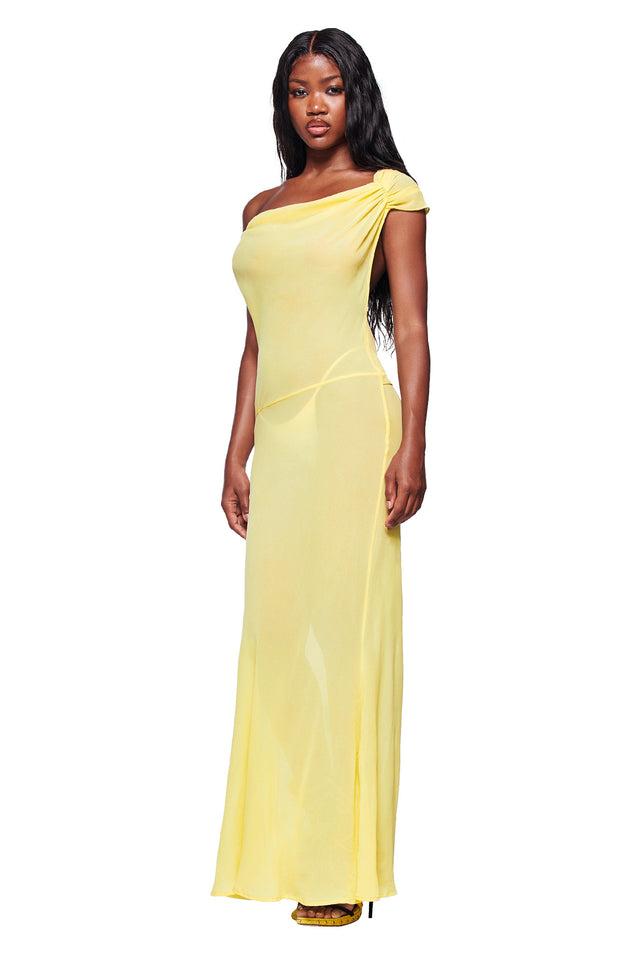 KAHLO MAXI DRESS - YELLOW Product Image