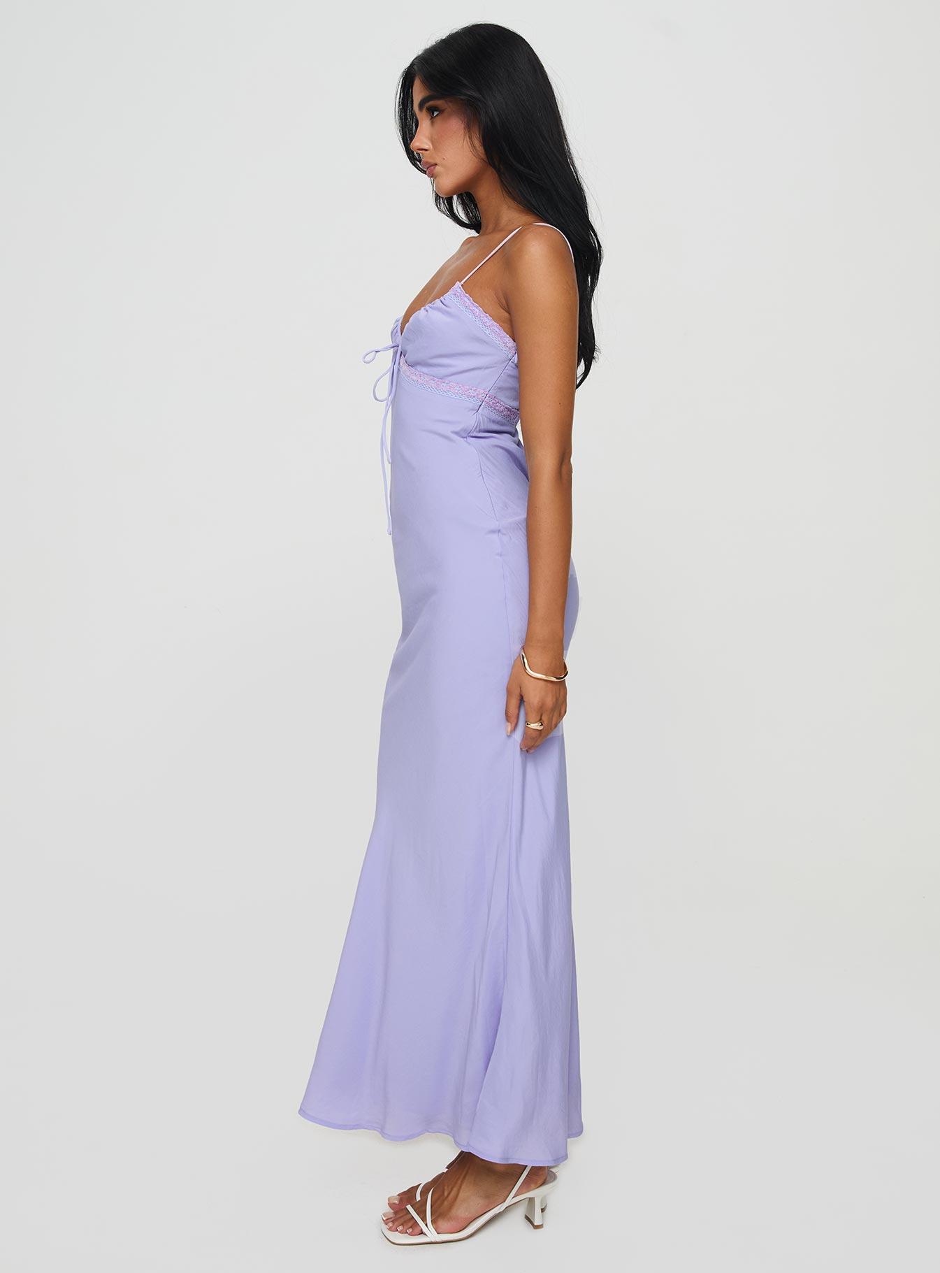 Emily Maxi Dress Lilac Product Image