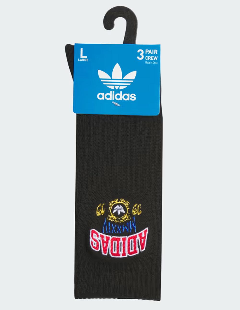 ADIDAS Originals Varsity 3 Pack Mens Crew Socks - MULTI Product Image