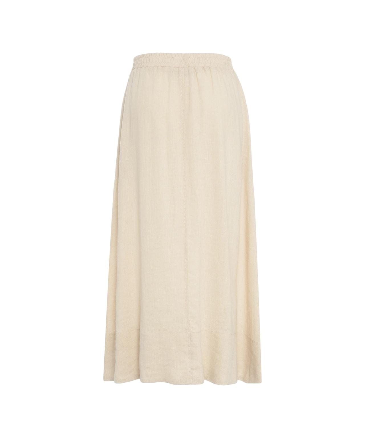 Linen skirt with pockets Product Image
