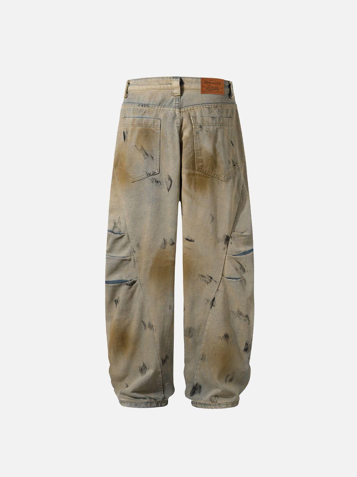Aelfric Eden Mud Dyeing Baggy Jeans Product Image