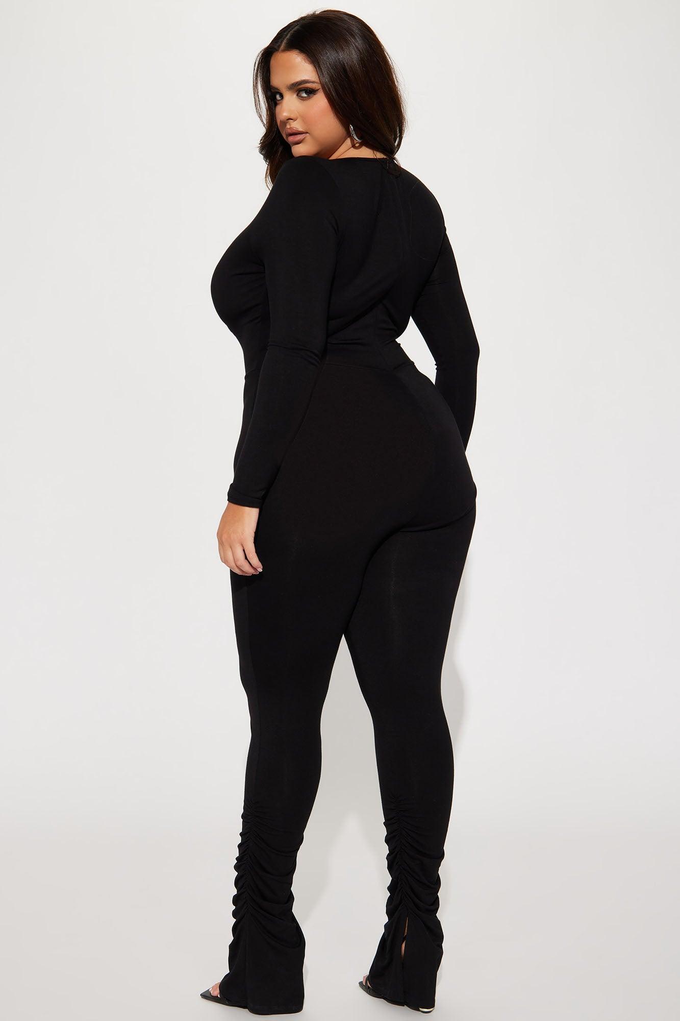 Slay All Day Jumpsuit - Black Product Image