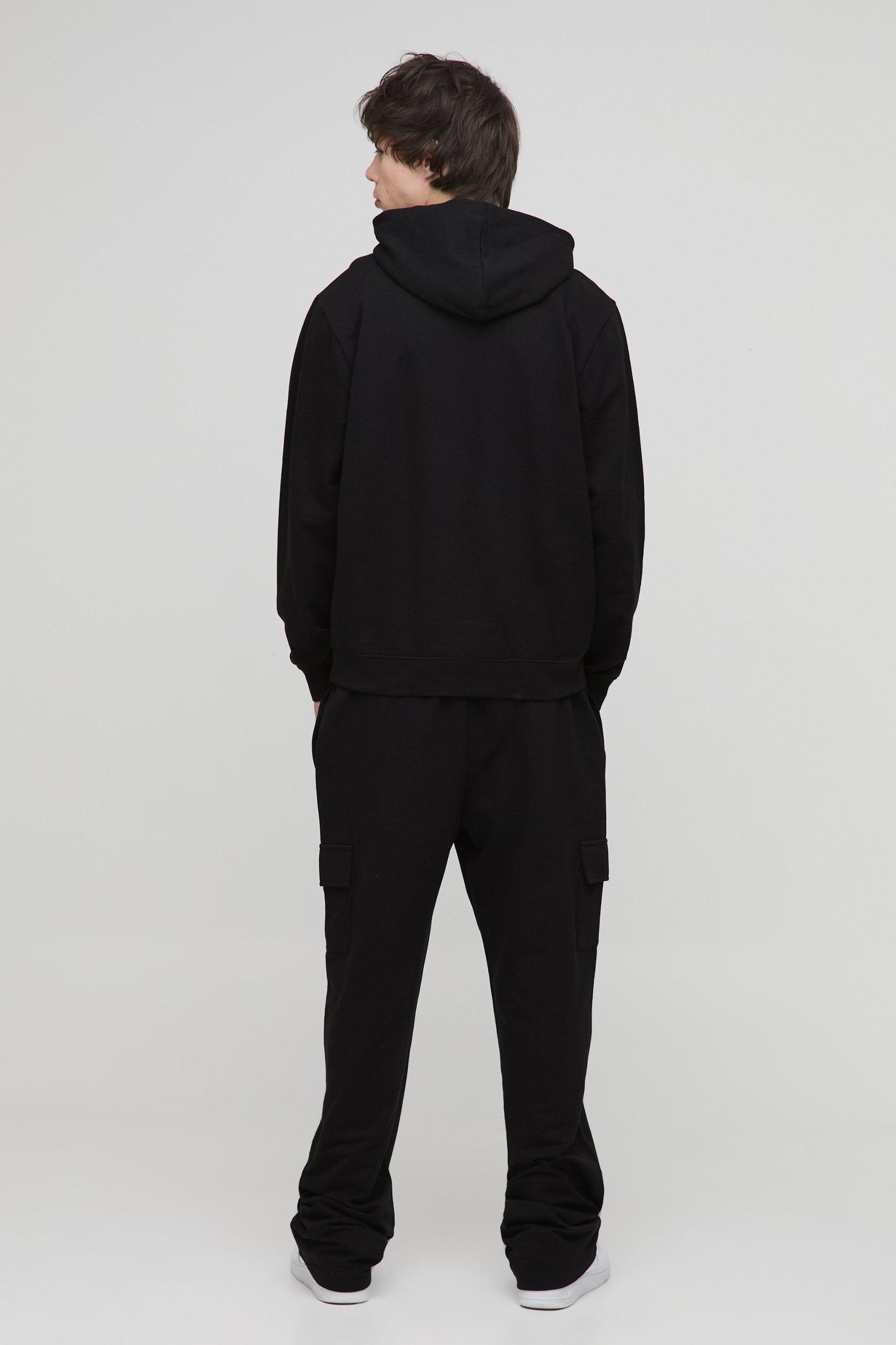 Tall 260GSM Loopback Regular Fit Basic Hoodie | boohooMAN USA Product Image