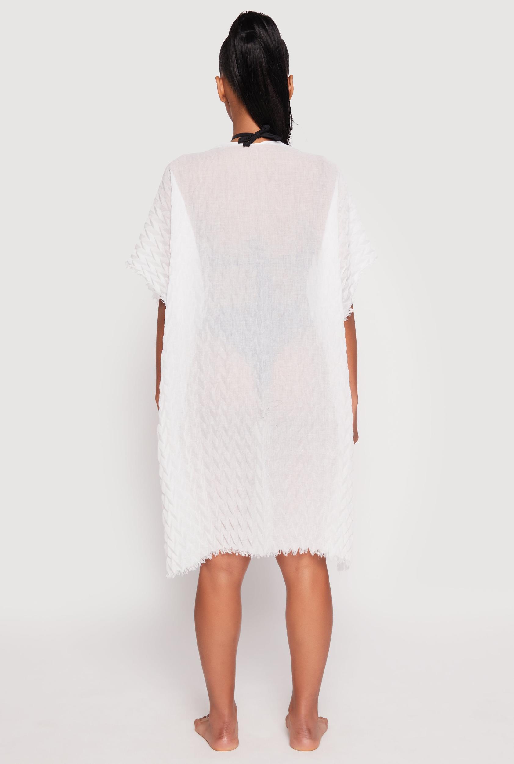 Chevron Cover Up Kimono Female Product Image