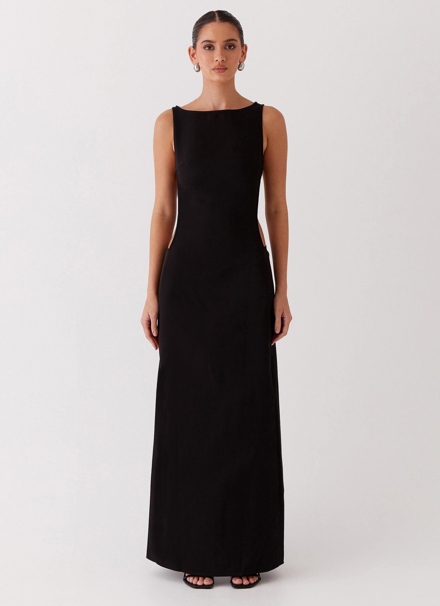 Cherish You Buckle Maxi Dress - Shadow Product Image