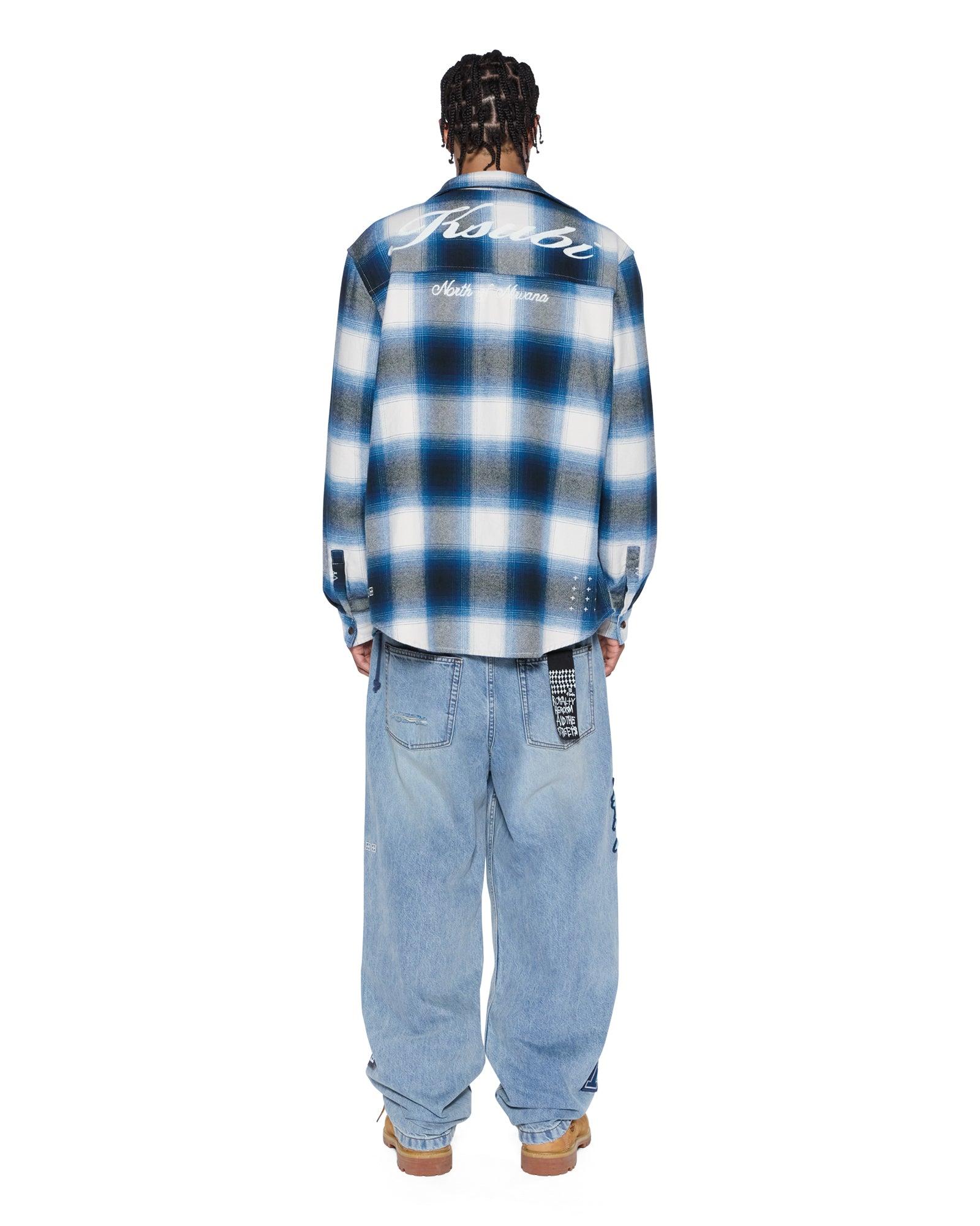 ROSEBOWL LS SHIRT SALTED BLUE Male Product Image