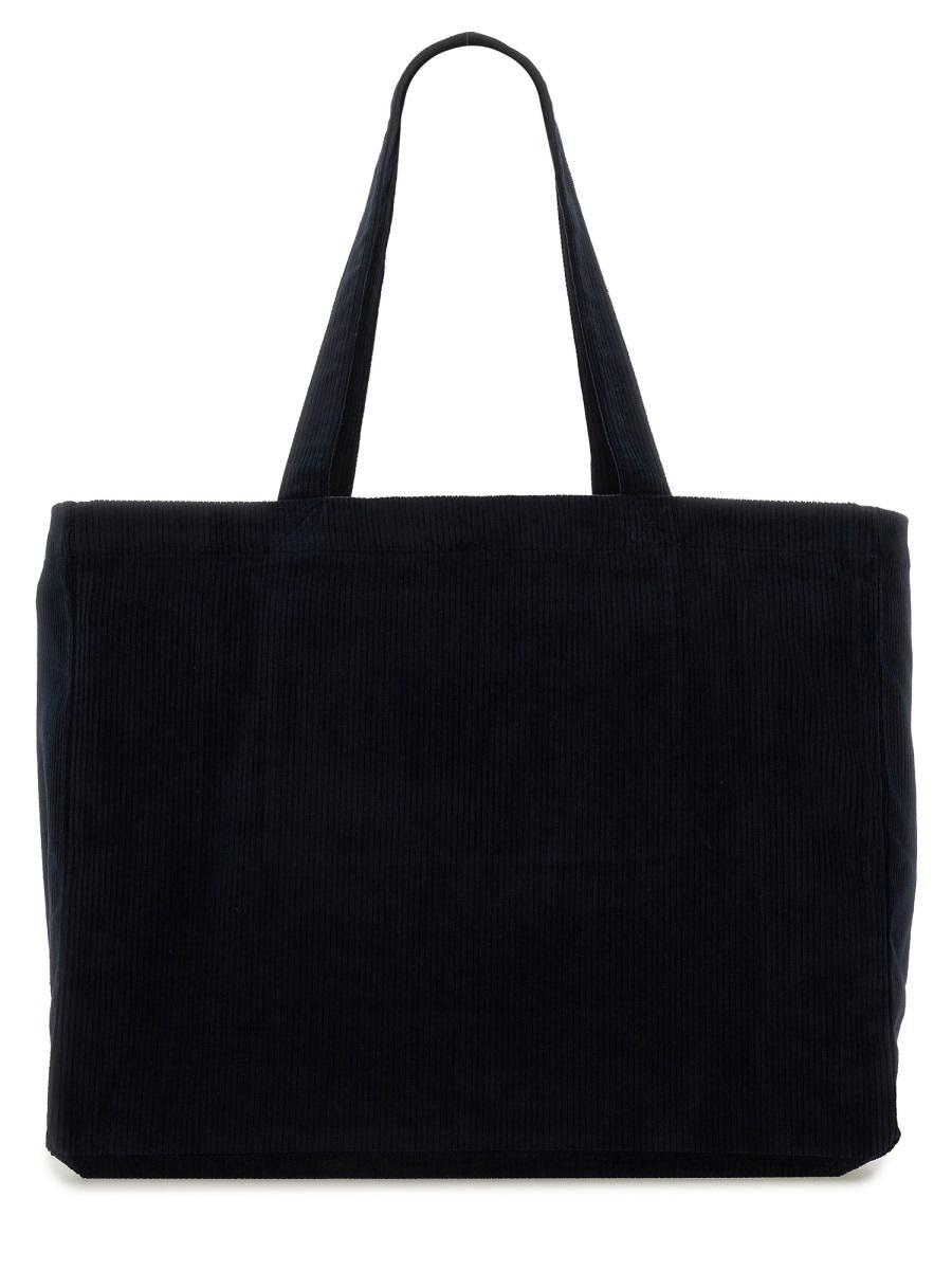 APC A.p.c. Dark Blue Corduroy Diane Shopping Bag Product Image