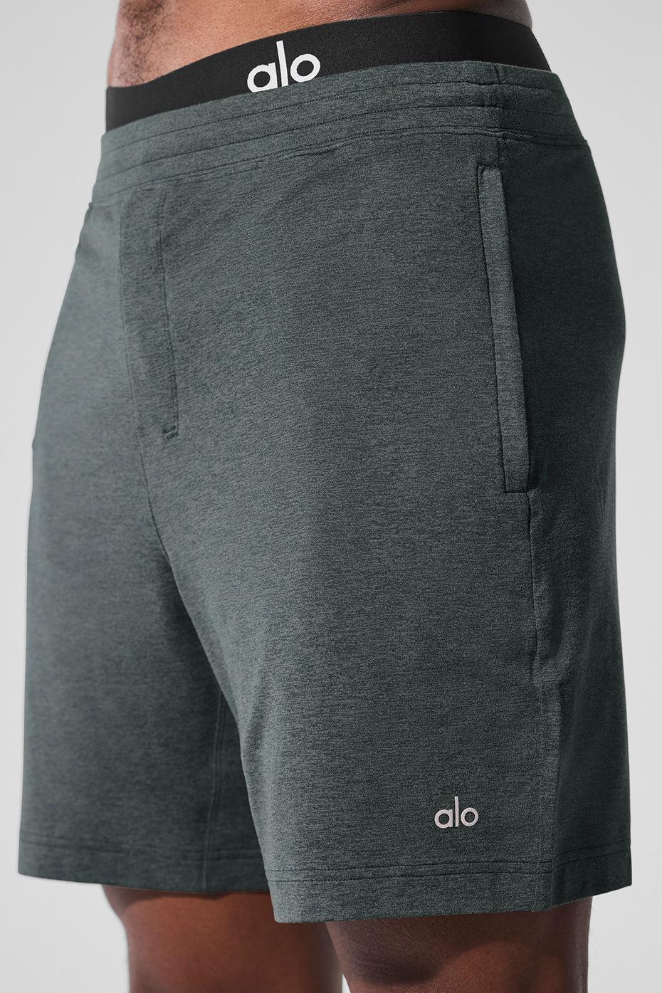 7" Conquer React Performance Short - Charcoal Green Heather Product Image