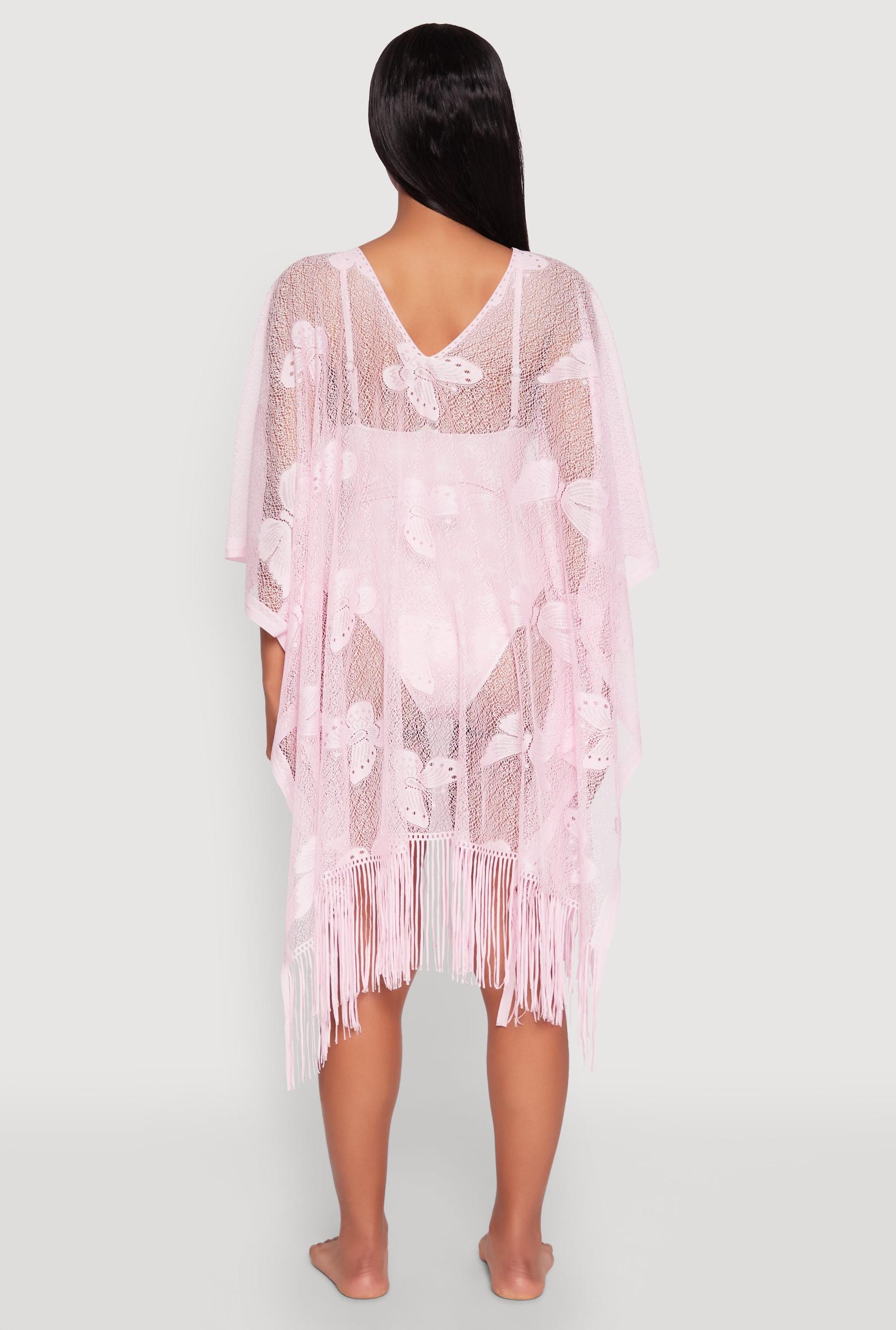 Butterfly Fringe Swim Cover Up Female Product Image