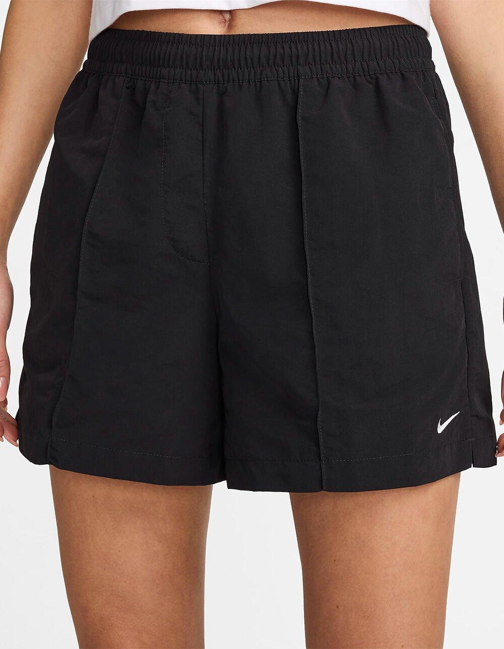 NIKE Sportswear Everything Woven Womens Shorts - BLK/WHT Product Image