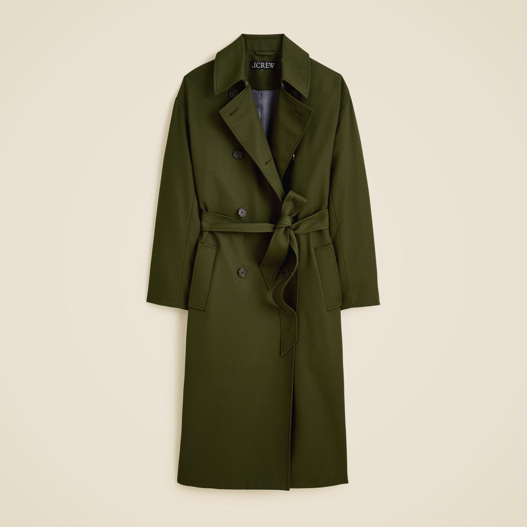 Trench coat in wool blend Product Image