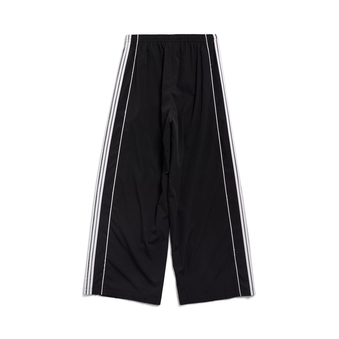 Men's Large Tracksuit Pants in Black Product Image