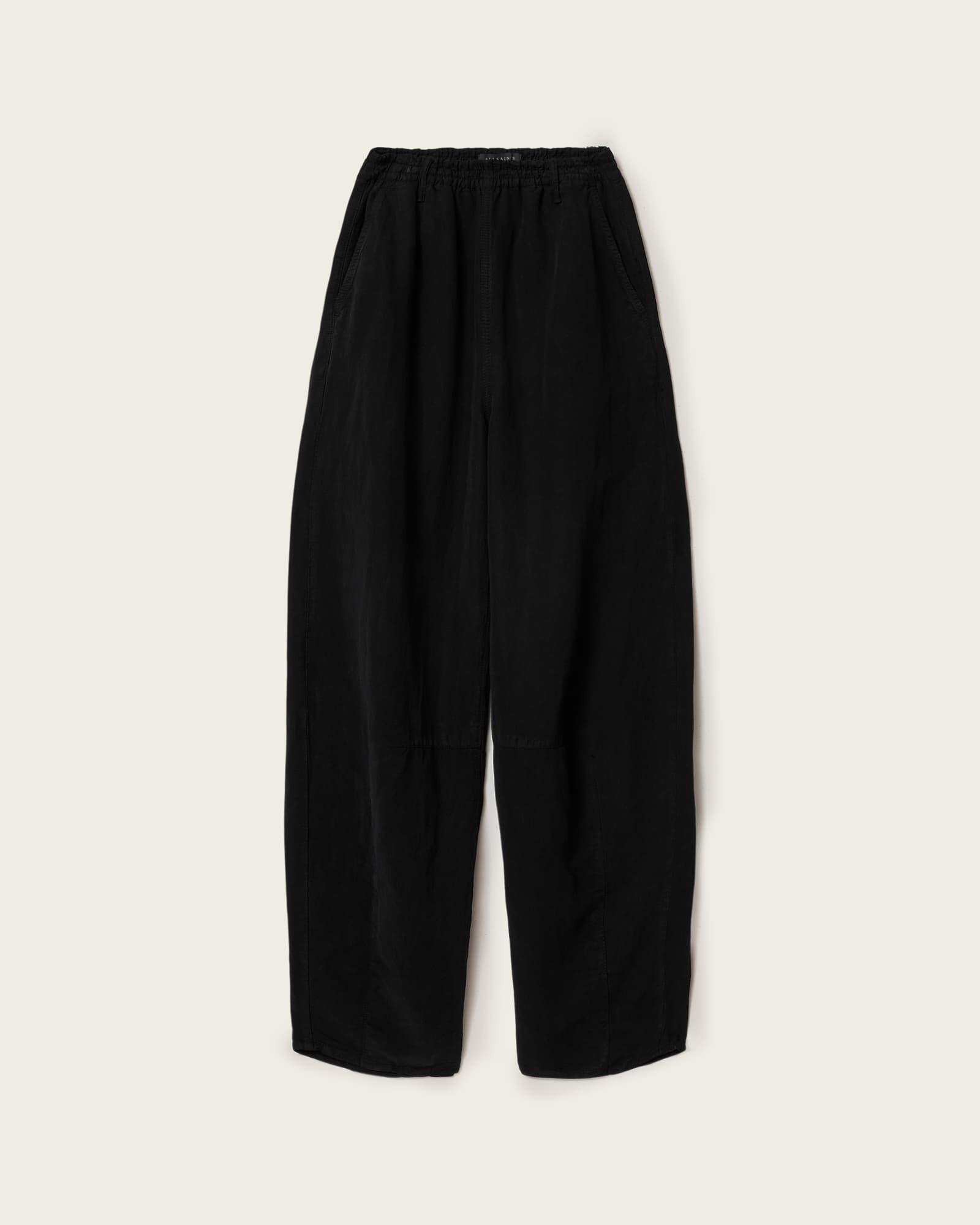 Raina Wide Leg Pants Black | ALLSAINTS US Product Image