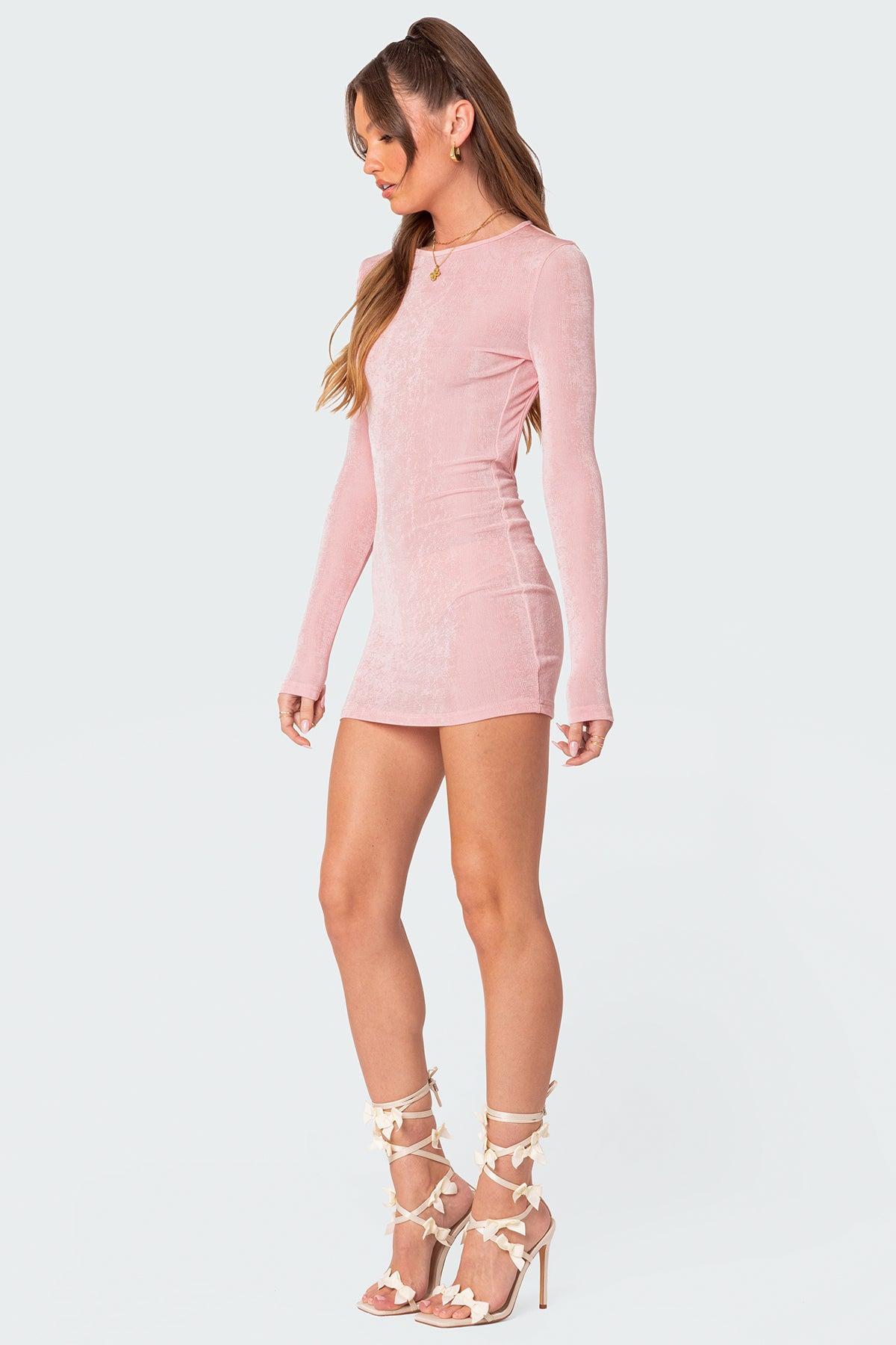 Alaric Open Back Mini Dress Product Image
