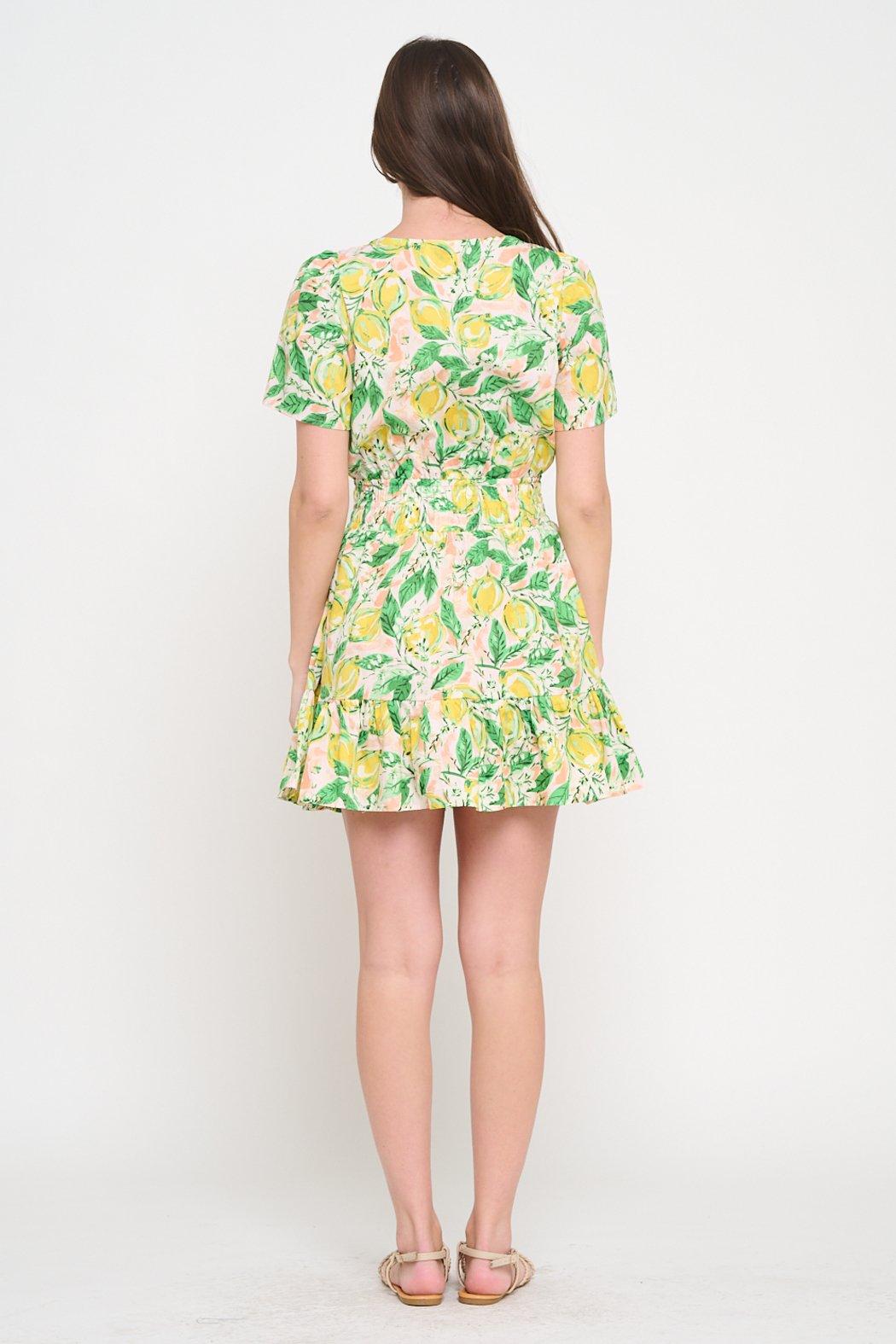 Lemon Grove Bliss Short Dress Product Image