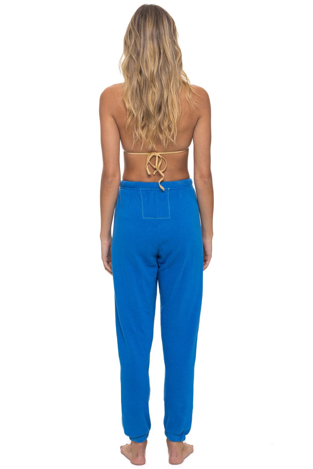5 STRIPE SWEATPANTS - ADVENTURE BLUE // RAINBOW WHITE Female Product Image