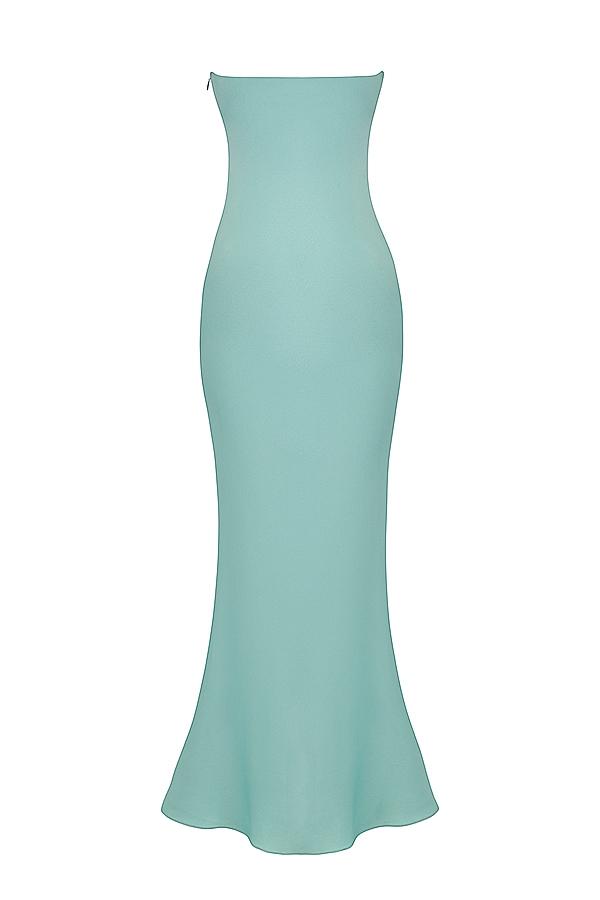 Alette  jade satin strapless maxi dress Product Image