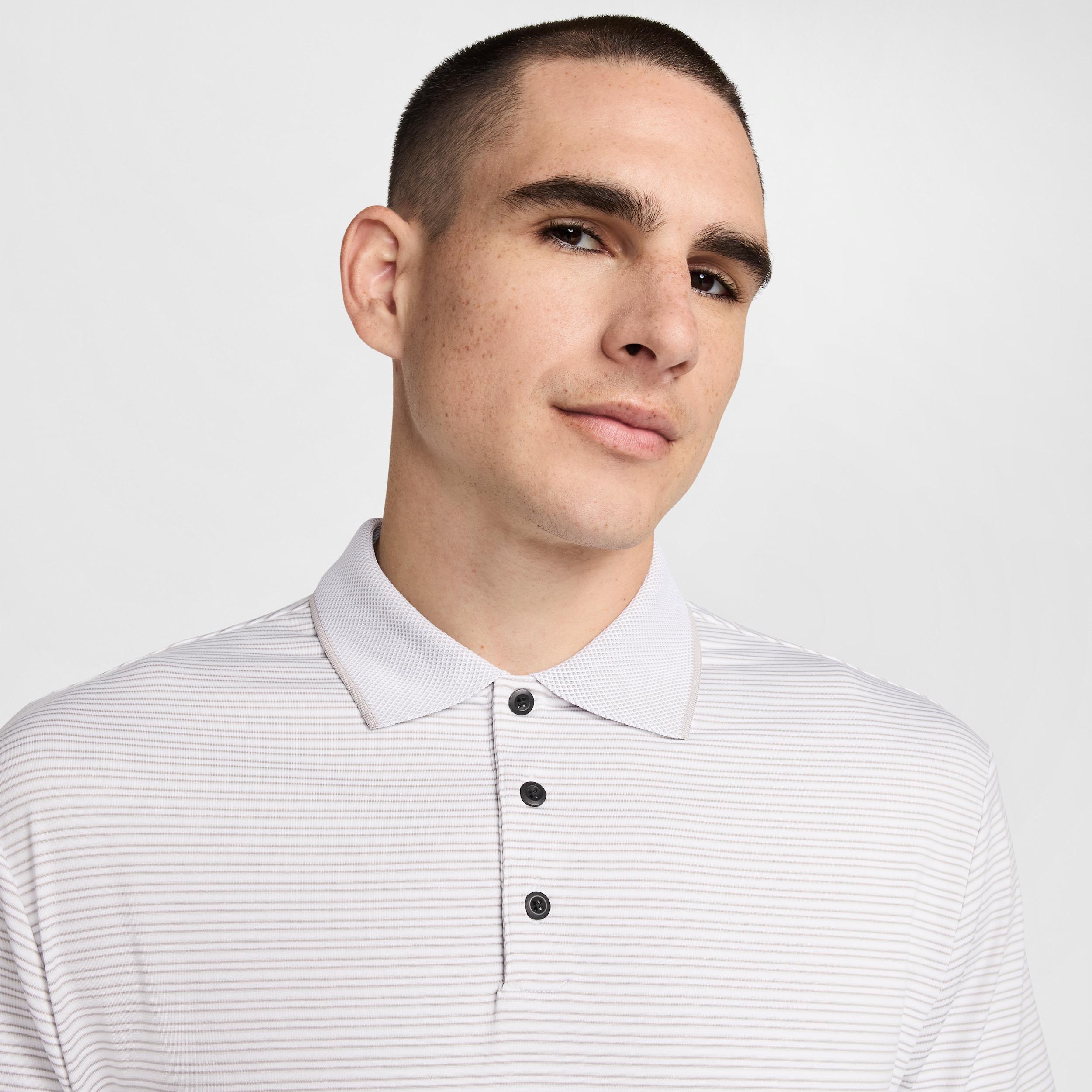 Nike Mens Tour Dri-FIT Striped Golf Polo | FZ7479-100 Product Image