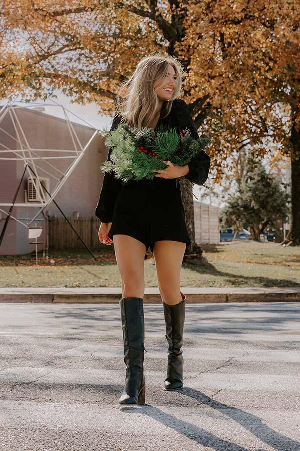 Classic Charm Jacquard Front Tie Top Product Image