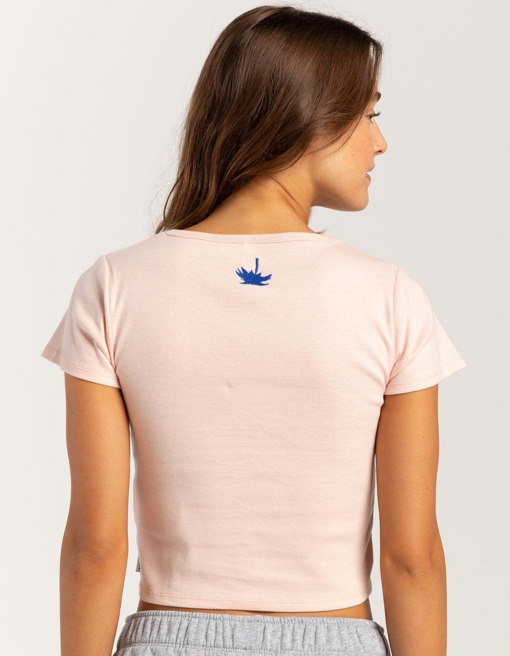 RVCA Paradise Womens Baby Tee - PINK Product Image
