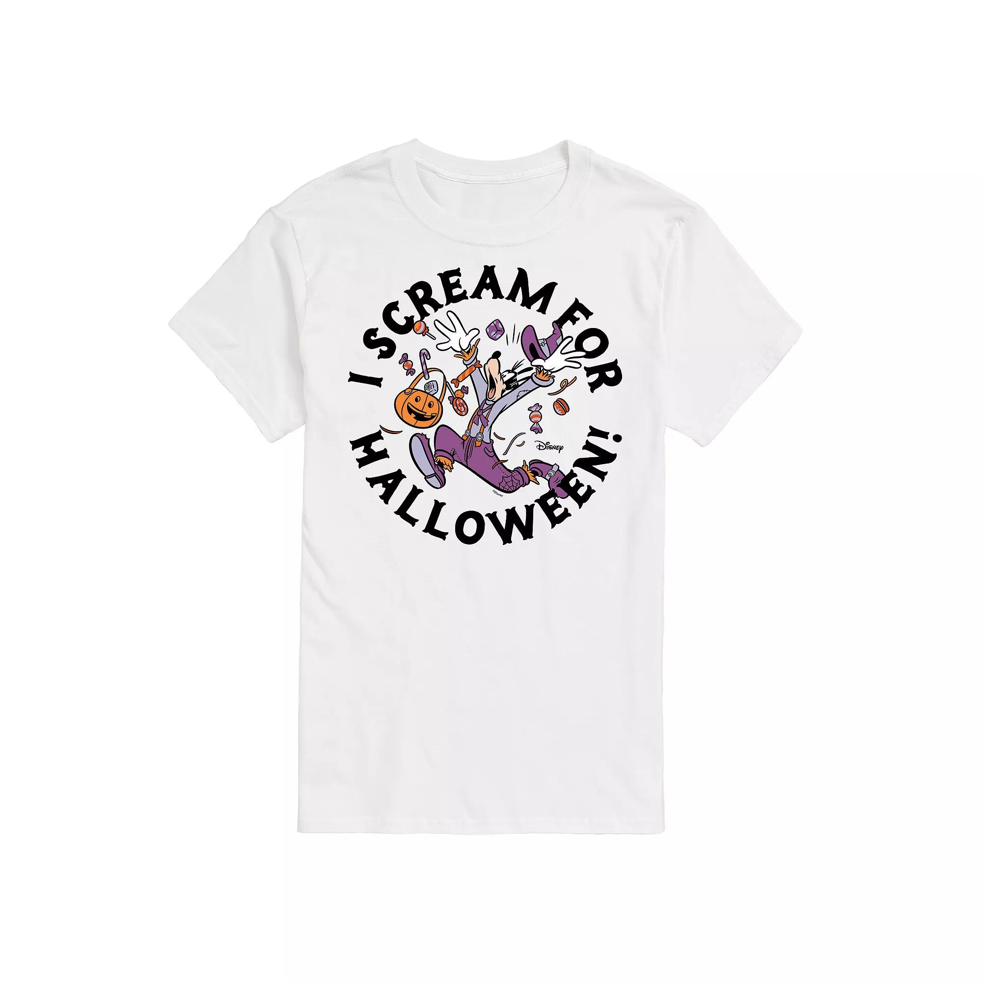 Disney's Mickey Mouse & Friends Big & Tall Scream For Halloween Graphic Tee, Men's,  Product Image