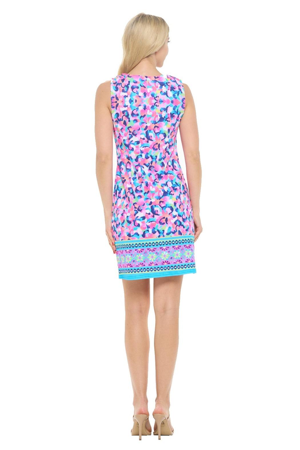 Pink Sleeveless Dress Product Image