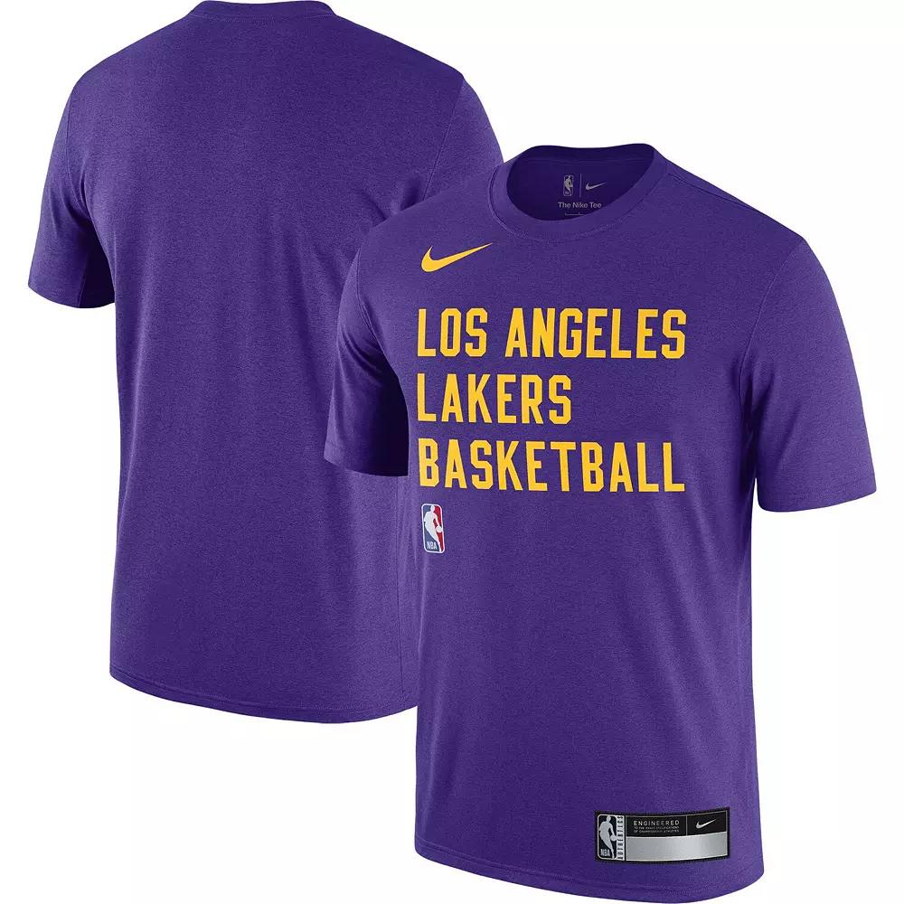Men's Nike Purple Los Angeles Lakers 2023/24 Sideline Legend Performance Practice T-Shirt, Size: Small Product Image