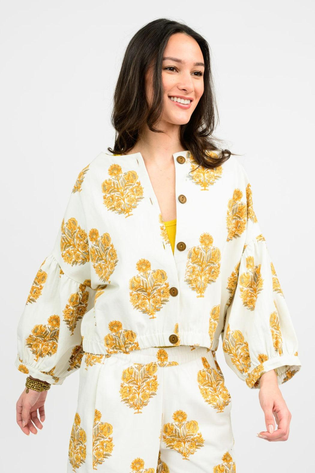 Block Print Jacket Product Image