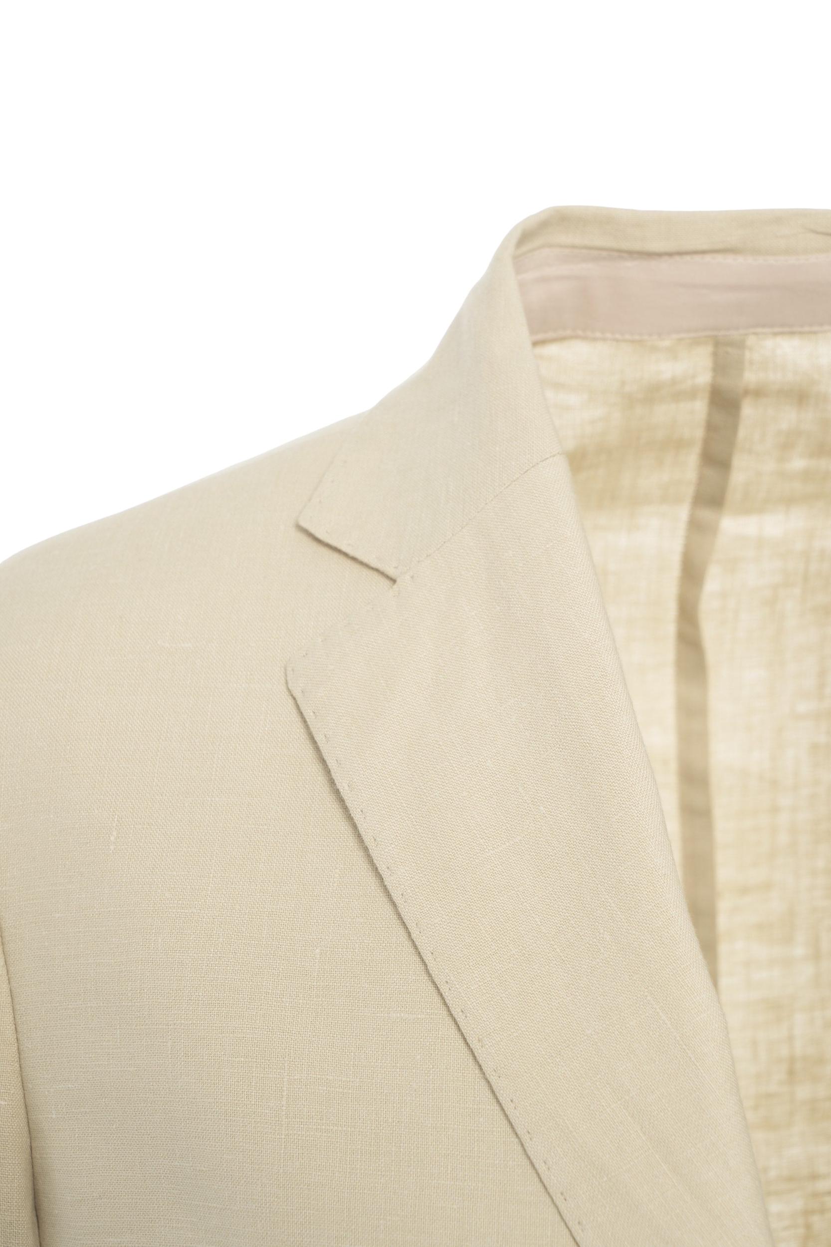 Single-breasted suit in linen Product Image
