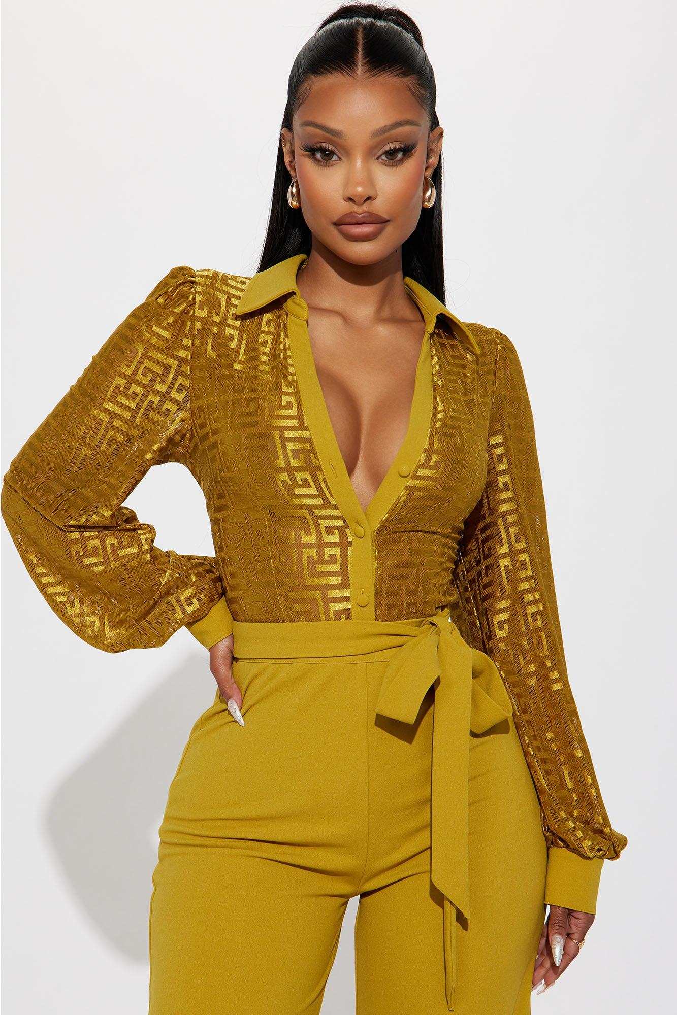 Making Money Moves Jumpsuit - Chartreuse Product Image