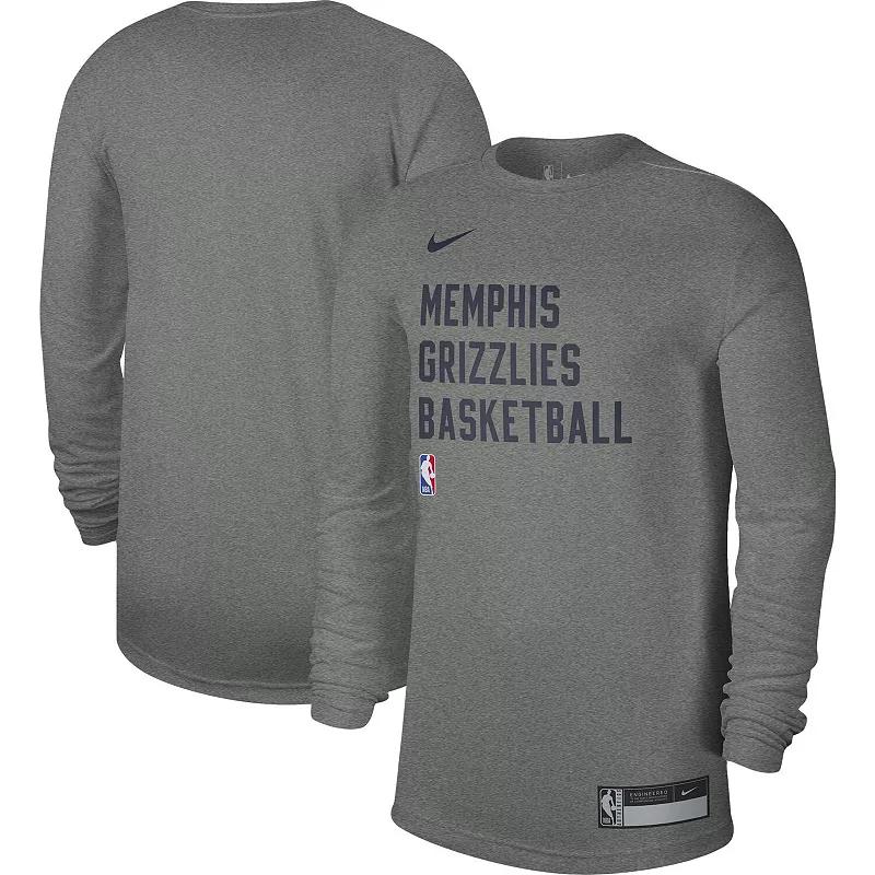 Unisex Nike Heather Gray Phoenix Suns 2023/24 Legend On-Court Practice Long Sleeve T-Shirt, Men's,  Product Image