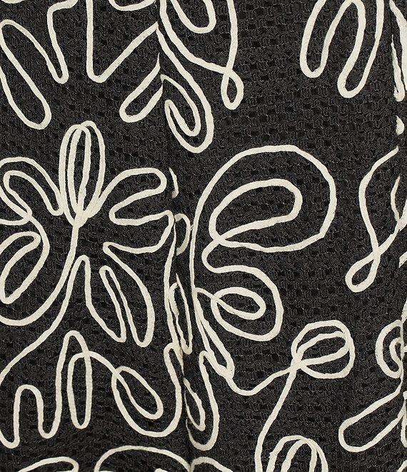 Antonio Melani x Style by Simkins Kathleen Soutache Crochet Sweetheart Neck Sleeveless Maxi Dress Product Image